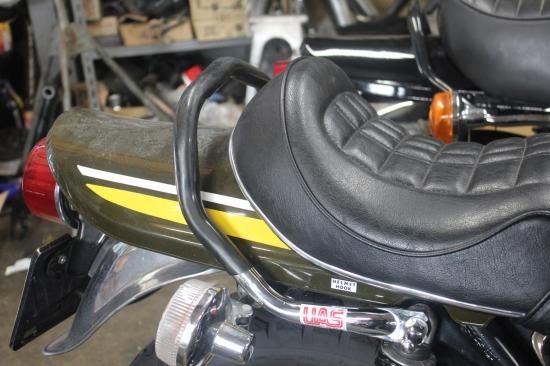 UAS］Z1 Z2 Z750RS KZ900 Z750D1 オリジナル ゴム巻きタンデムバー