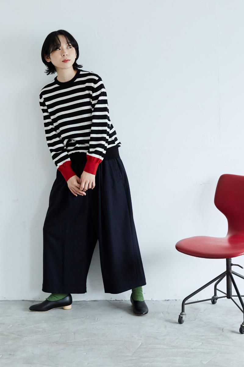 wool frano gaucho pants - atelier naruse｜Online store｜the an