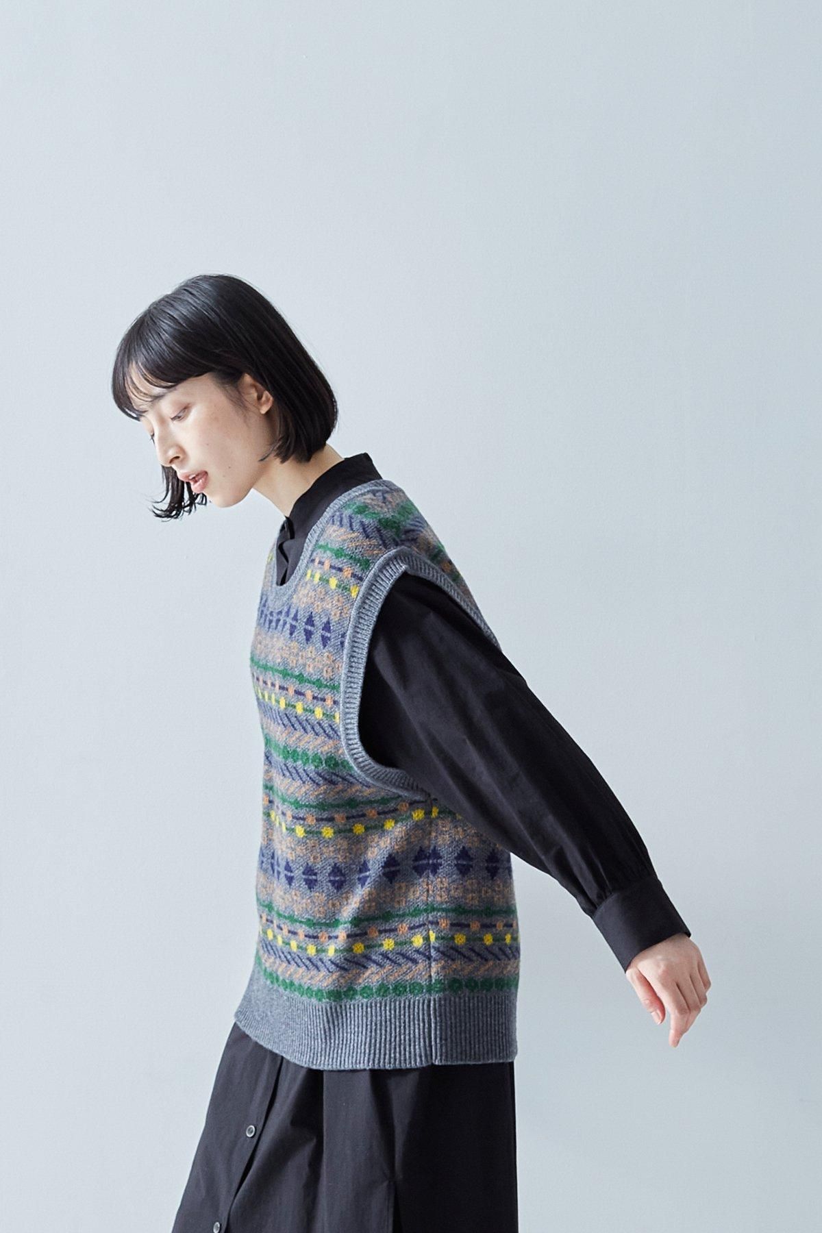 wool ~ancient~ vest - atelier naruse｜Online store｜the an