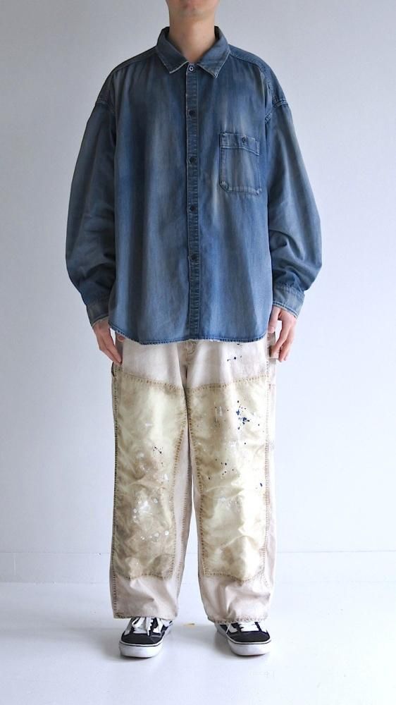 ANACHRONORM “LIGHT oz DENIM TUCK LONG SHIRTS” - Tribeca