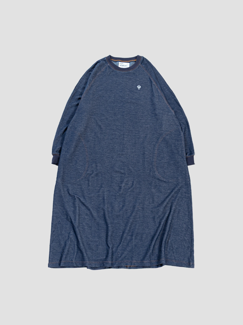 デニムラグランワンピース | KEY MEMORY - KEY MEMORY Online Shop