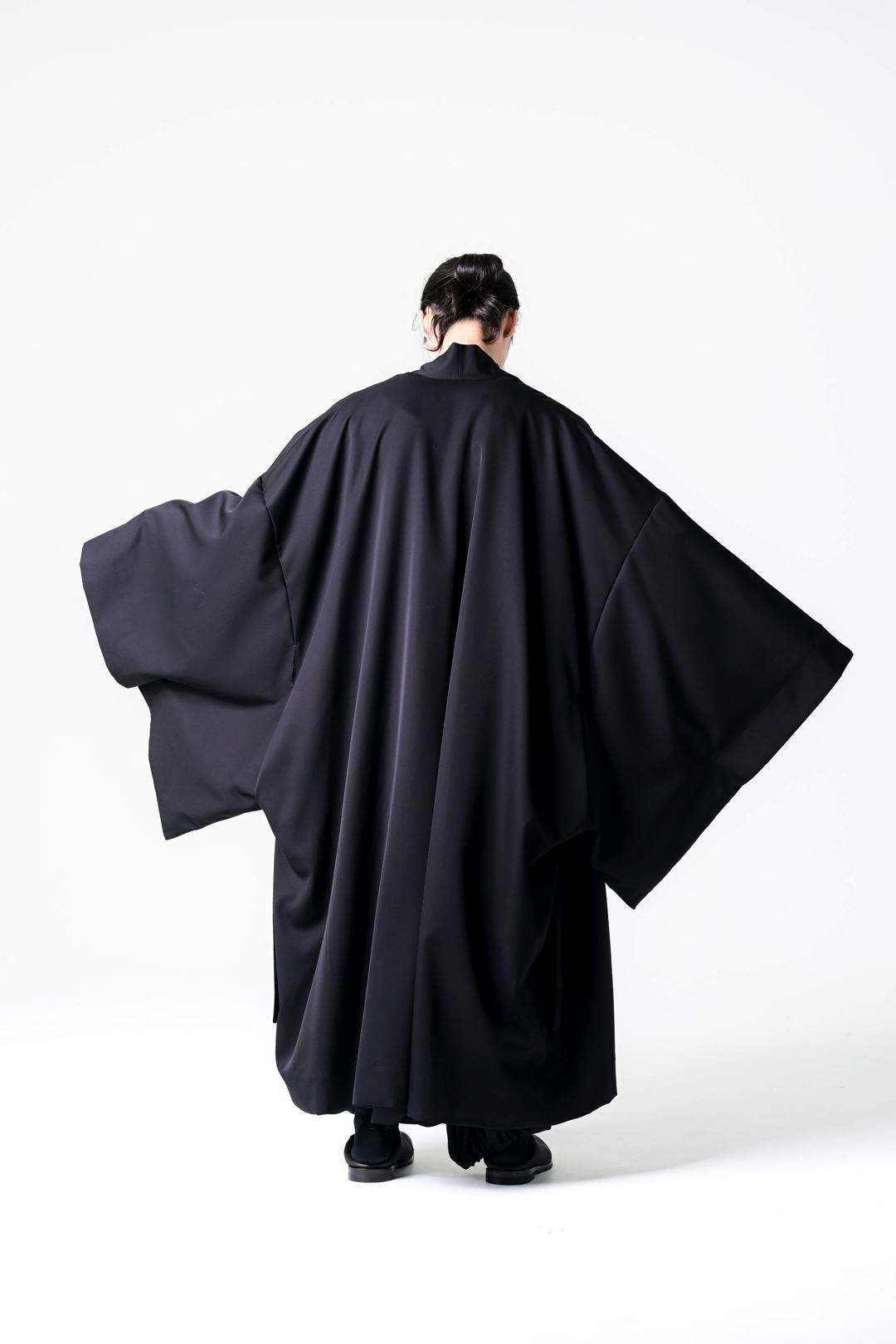 Wool Gabardine KIMONO Coat - BISHOOL