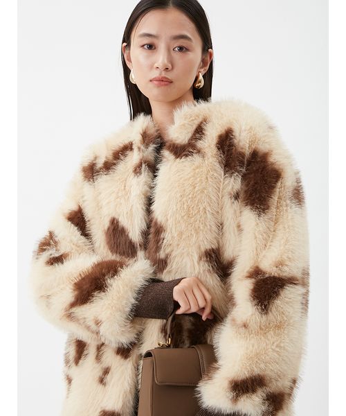 マルチマテリアルノーカラーファーコート(508596238)｜阪急百貨店公式