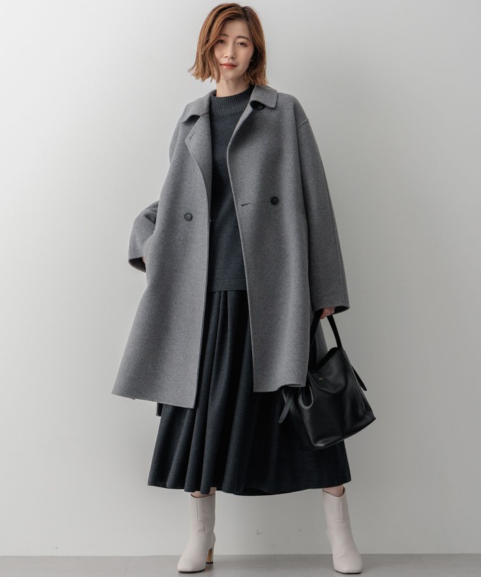 滝沢眞規子さん着用/Oggi掲載】MANTECOPure リバーコート(506837354