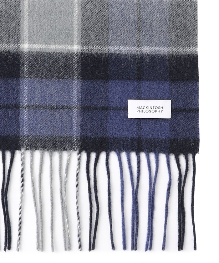 ウール チェックマフラー(506860769)｜HANKYU MEN'S / 阪急メンズ