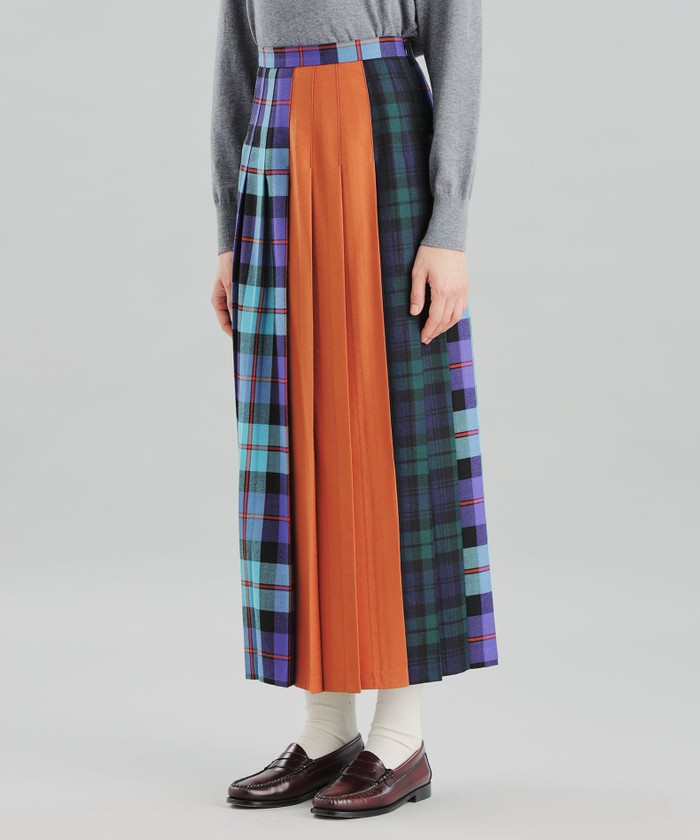 GREY LABEL 【O'NEIL OF DUBLIN】マキシプリーツスカート(505624167