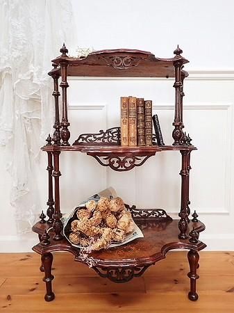 装飾美 ナポレオンシェルフ - 薔薇と天使のアンティーク