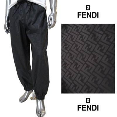 フェンディ(FENDI)メンズ パンツ ボトムス トラックパンツ ロゴ 総柄FF