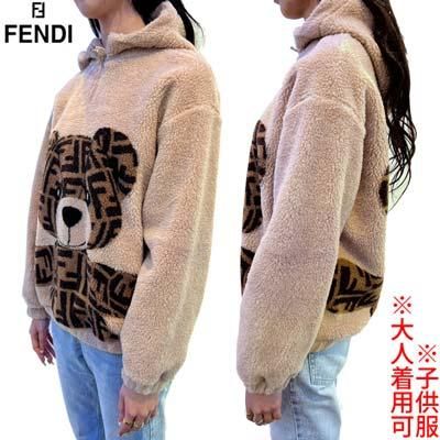 フェンディ FENDI キッズ 子供服 ガールズ ボーイズ パーカー ユニ