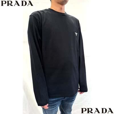 プラダ PRADA メンズ トップス ロンT Tシャツ 長袖 ロングTシャツ 2色