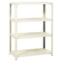スチール棚 軽量オープン棚 H1200×W875×D450(mm) 棚板4枚 -スチール棚.com-
