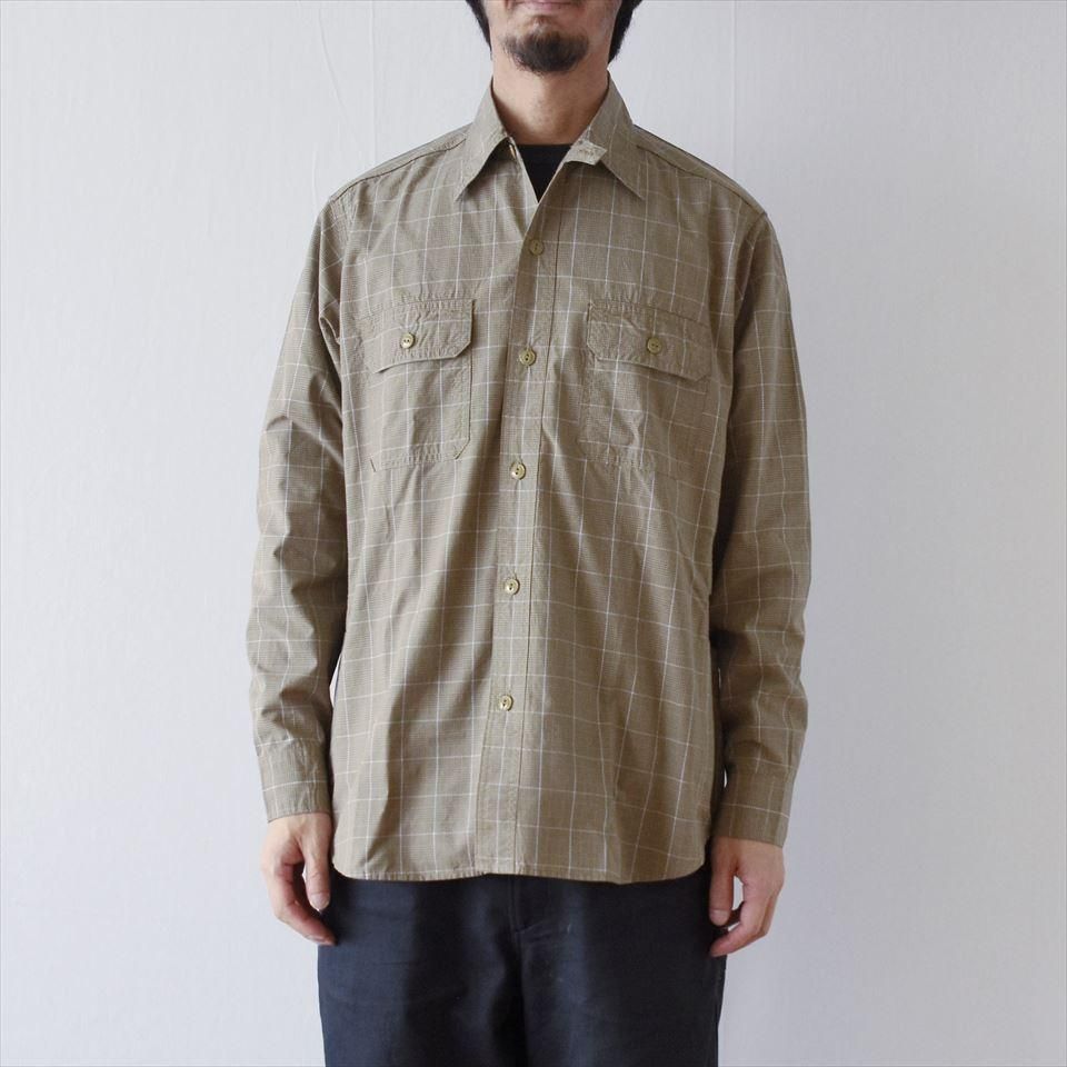 Sassafras（ササフラス）GARDENER SHIRT ウェザーチェック（コットン）