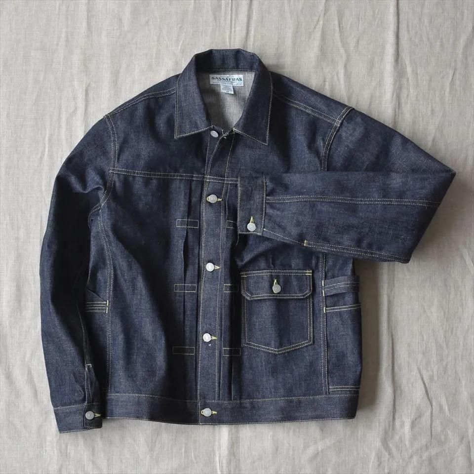Sassafras（ササフラス）GARDENER JACKET（14ozデニム）インディゴ