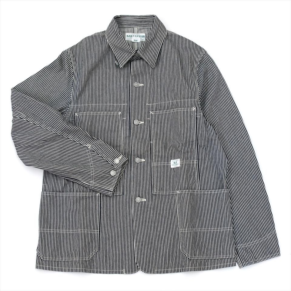 SASSAFRAS（ササフラス）Transplant Jacket ヒッコリーMサイズ