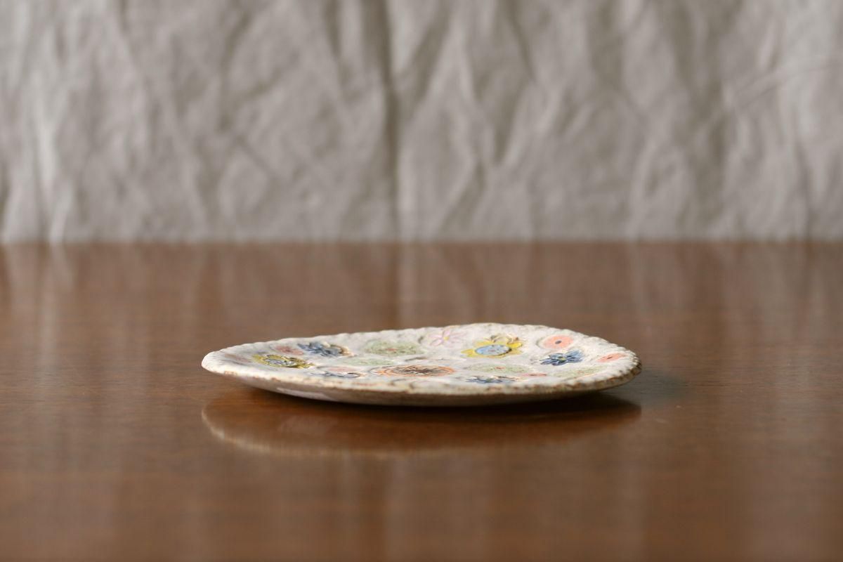 本田あつみ 和食器通販｜さわらぎ Wild flowerプレート中