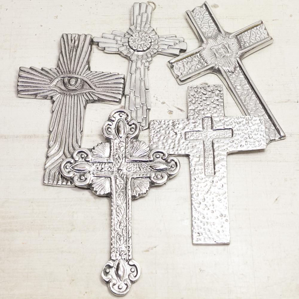 メキシカンピューター☆アルミのクロス 【Msize】(16cm) B