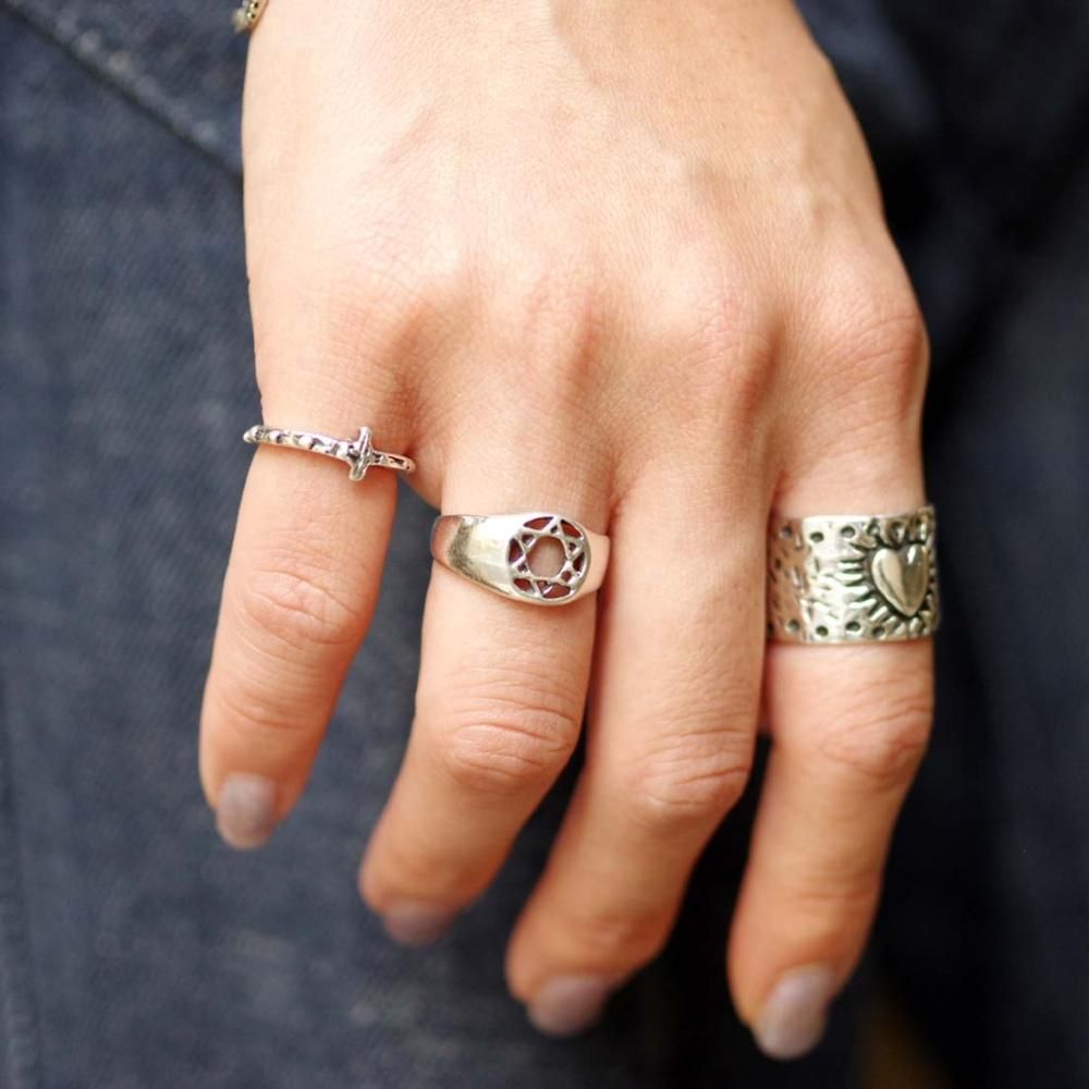 Silver925☆六芒星リング