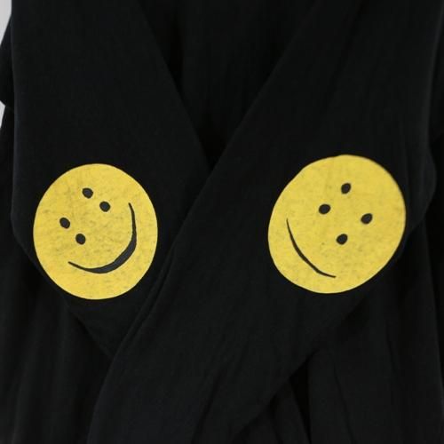 KAPITAL キャピタル スマイル 天竺 ロングスリーブ Tシャツ 4 ブラック