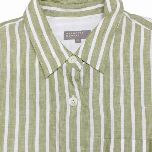 MARGARET HOWELL マーガレット ハウエル 22SS WIDE STRIPE LINEN