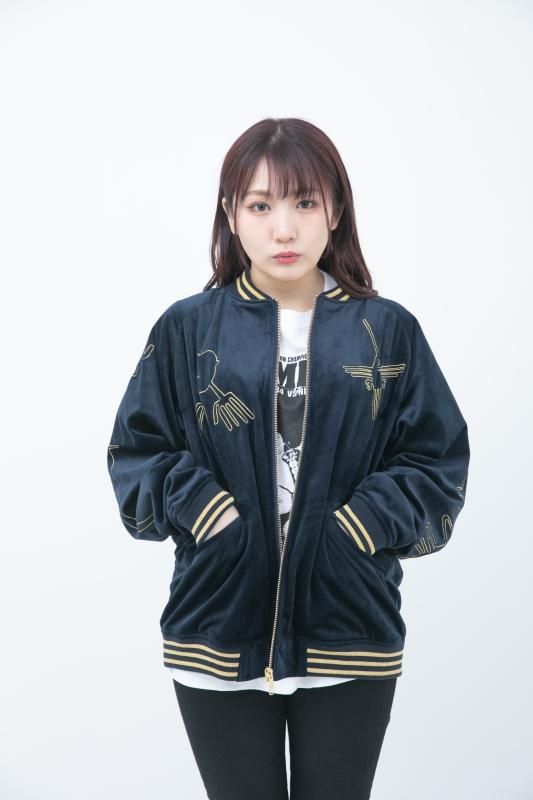 ナスカジャン2022別珍（イカネイビー）[廃盤] - ホラーにプロレス