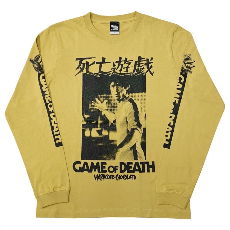 死亡遊戯/GAME OF DEATH ロングスリーブ（五重の塔・ヘイジーイエロー