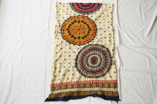 KAPITAL キャピタル 縮絨ウール フェアアイル五輪マフラー -Babooshka