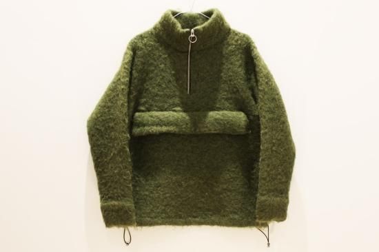 KAPITAL 5G モヘア ハーフZIPアノラック