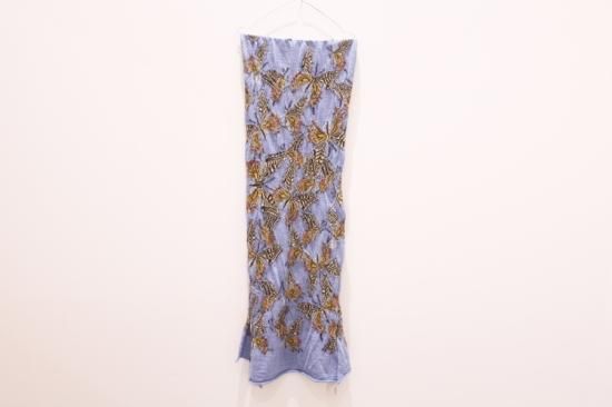 KAPITAL EK-1328 縮絨ウール バタフライHAPPYマフラー