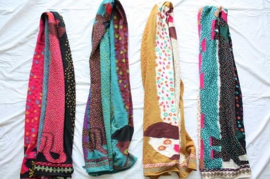 KAPITAL キャピタル 縮織ウールDOSダックスフントマフラー -Babooshka