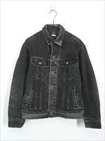 古着 80-90s USA製 Lee 220-5008 ブラック デニム トラッカー