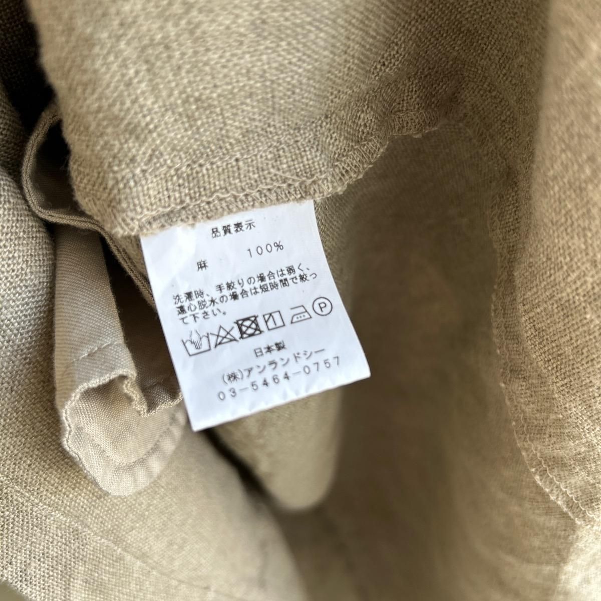 SARAHWEAR リネンクロスサロペットスカート C4253 HACHITEN,hachiten