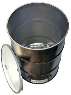 全国送料込み】 ドラム焼却炉200L両サイド吸気口（耐久ロストル付属