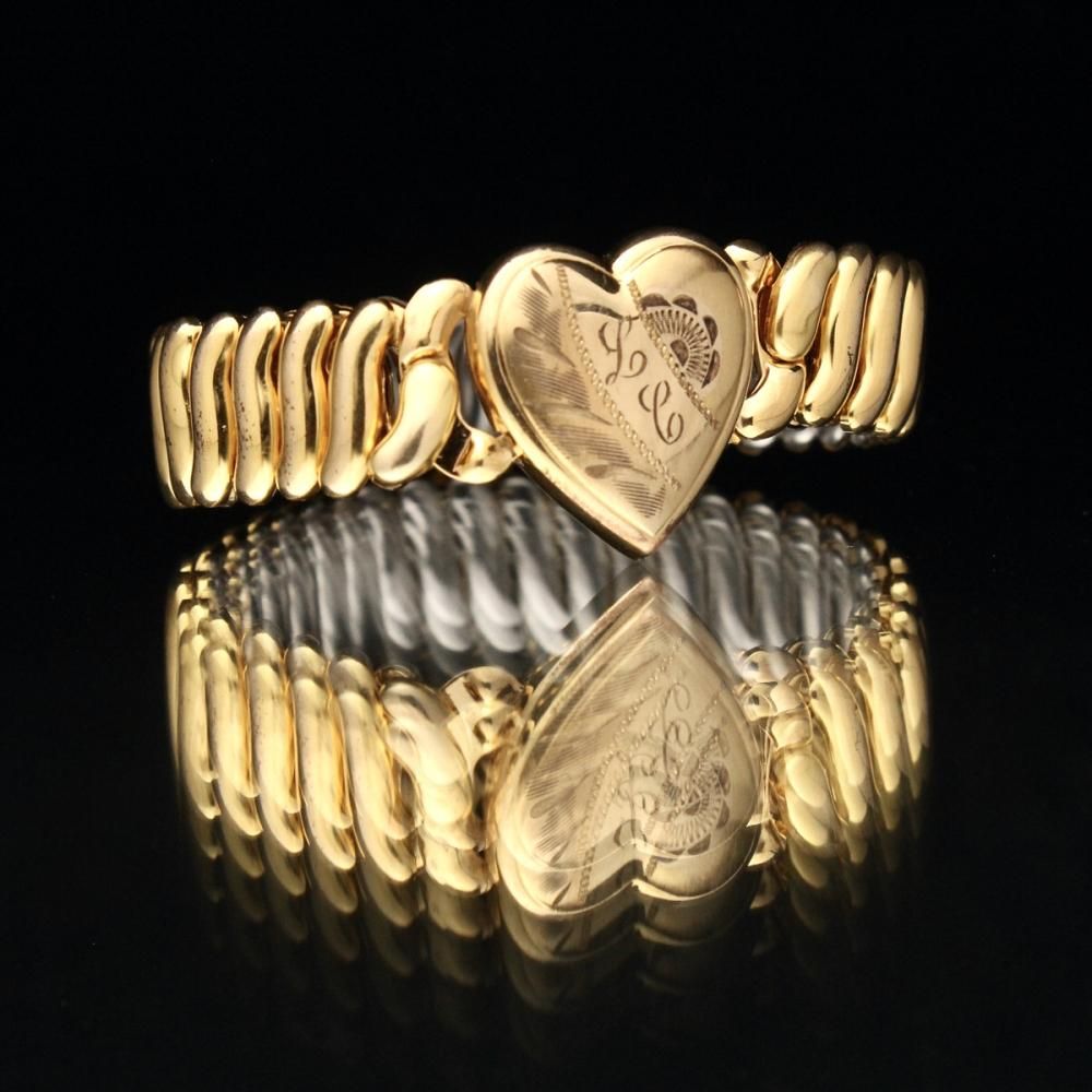 ヴィンテージ スウィートハート ブレスレット【1930'~】【BIGNEY CO