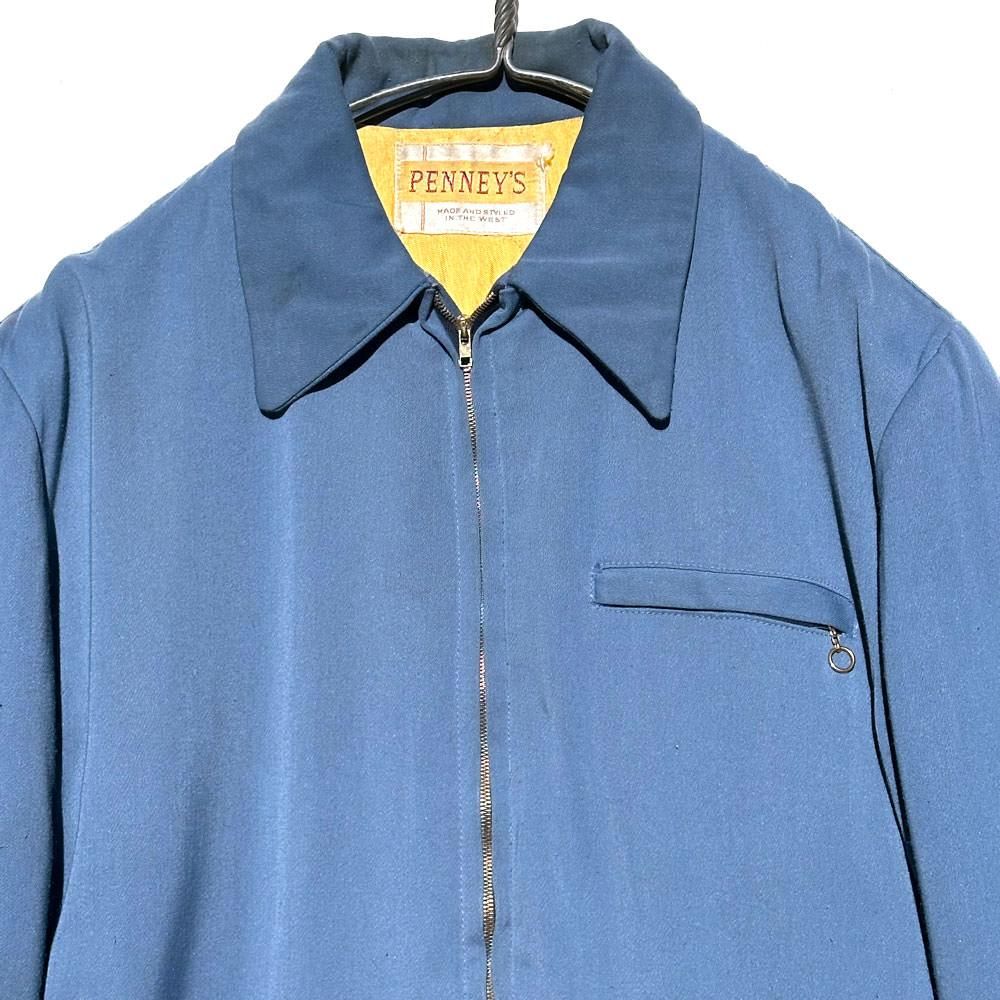 PENNY'S】ヴィンテージ ギャバジン ドリズラージャケット【1950's