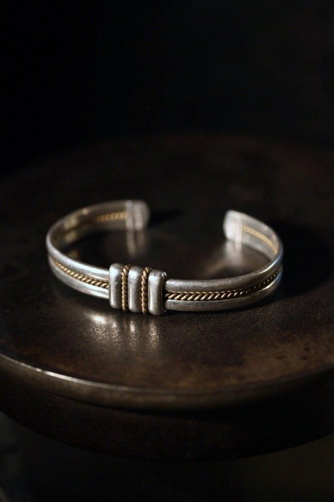 メキシコ ヴィンテージ シルバー 真鍮 バングル [ sterling silver 925