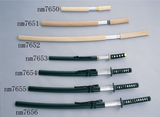 模造刀 高級白木鞘大小2本 模造刀 高級白木鞘大小2本