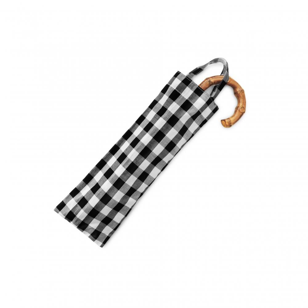 CINQ plus | CINQ 晴雨兼用傘 折りたたみ（ギンガムチェック）