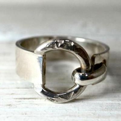 プルトップのﾃﾞｻﾞｲﾝ化したシルバーリング、アクセサリー【kensscratch