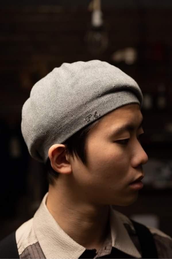 PORTER CLASSIC】COTTON KNIT BERET-SLOW&STEADY