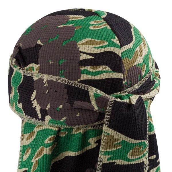 DENIM TEARS / GREEN CAMO COTTON WREATH DURAG - GANGSTA MARKET