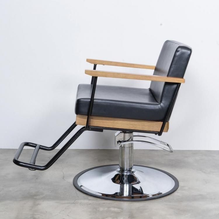 美容室 スタイリングチェア 『Framu/フラム』 BLACK（ブラック）業務用