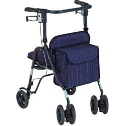 シンフォニーSP（格子紺）｜歩行車【車椅子販売センター】