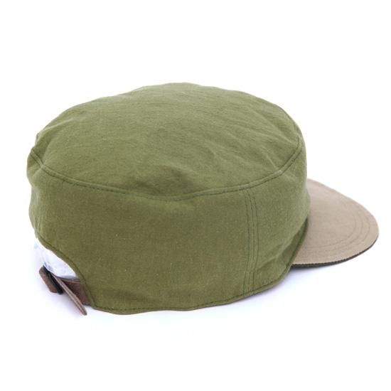 horizon ホライズン】The Work cap (オリーブ)(リバーシブル ワーク