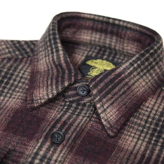 GREEN CLOTHING グリーンクロージング】WOOL FLANNEL SHIRTS (ウール