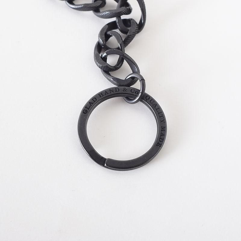 GLAD HAND グラッド ハンド キーリング CHAIN KEY RING - BLK