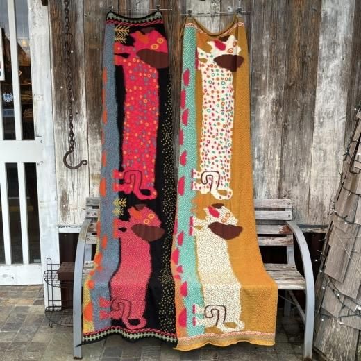 KAPITAL]縮絨ウールDOSダックスフントマフラー - TAKE FIVE | テイク