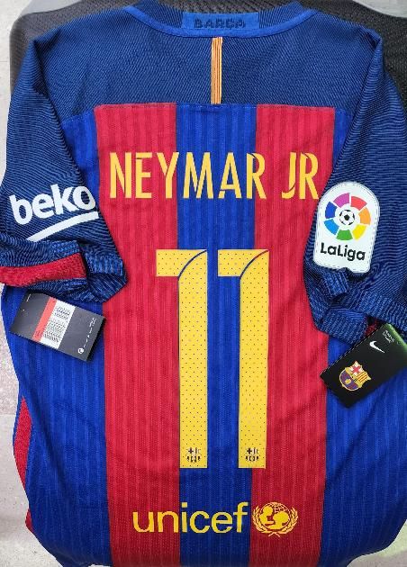 FC バルセロナ（H）16/17 オーセンティック ネイマール＃11 +