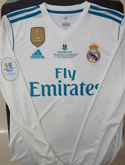 レアル、マドリード（H) 17/18 長袖 SuperCopa De Espana セルヒオ