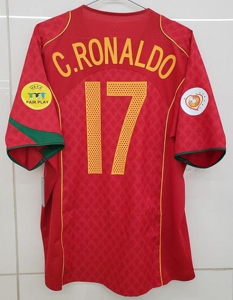 ポルトガル代表（H）EURO 2004 C,ロナウド＃17 +マッチデイ