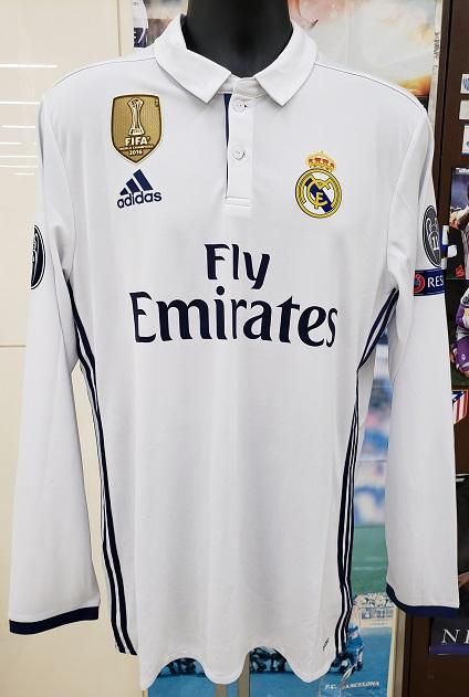 レアル、マドリード（H）16/17 選手支給長袖 UEFA CL用 ロナウド＃7